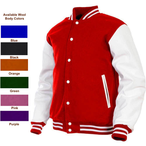 Mens varsity jacket wool - varsity,